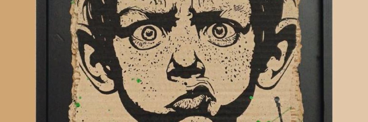 Exposition thématique “Ça cartonne” à la galerie d’art urbain & contemporain Em’Arts